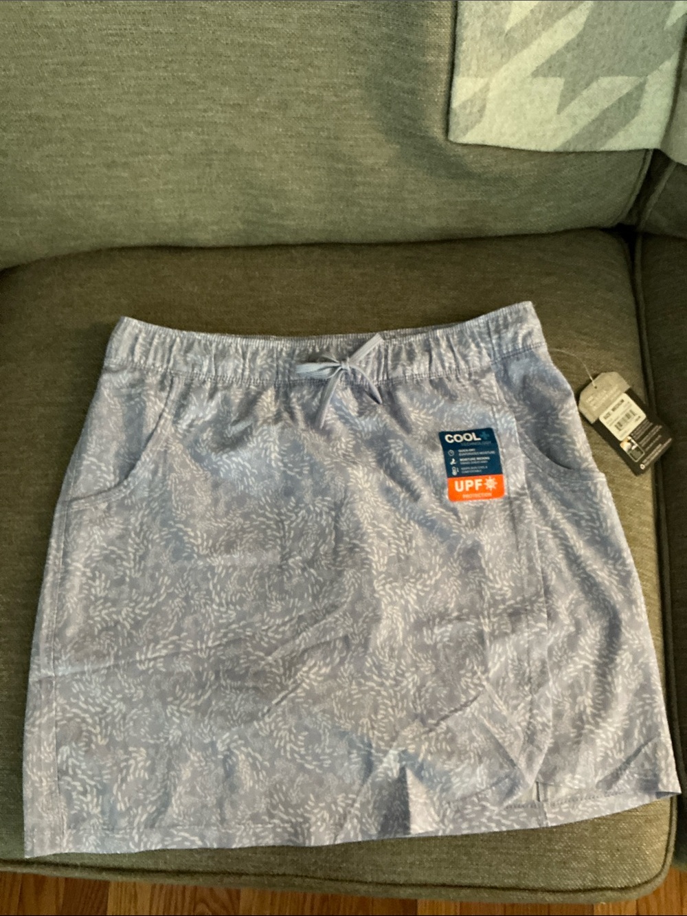 The AMERICAN OUTDOORSMAN Women’s UPF Blue Lilac Skort Skirt Medium